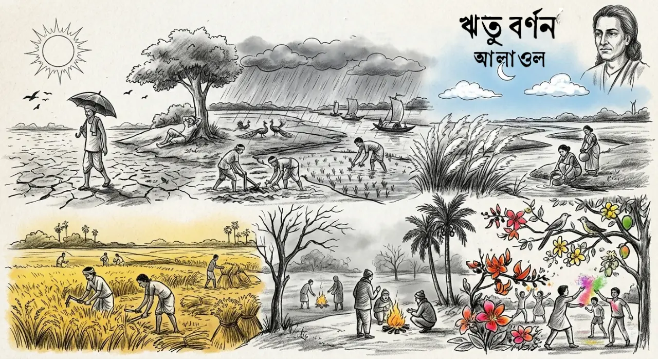 Read more about the article ঋতু বর্ণন কবিতা — আলাওল