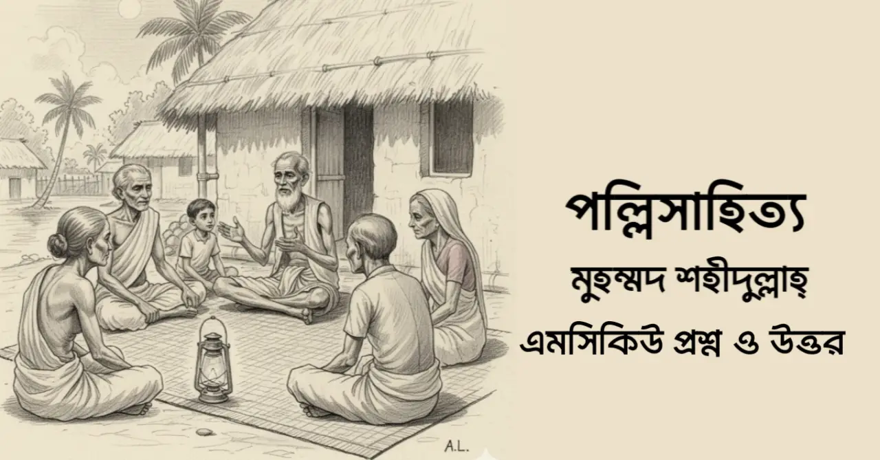 Read more about the article পল্লিসাহিত্য mcq : ১০০+ বহুনির্বাচনি প্রশ্ন ও উত্তর
