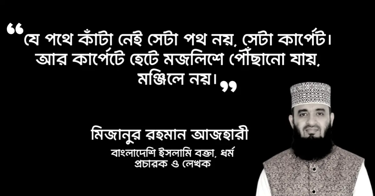 Read more about the article মিজানুর রহমান আজহারী উক্তি : ২০ টি উক্তি