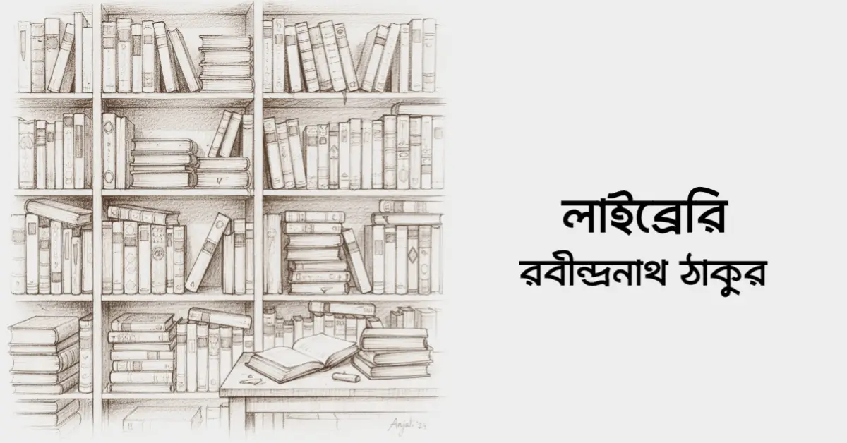 Read more about the article লাইব্রেরি – রবীন্দ্রনাথ ঠাকুর