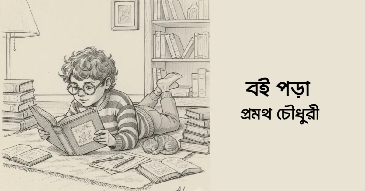 Read more about the article বই পড়া – প্রমথ চৌধুরী