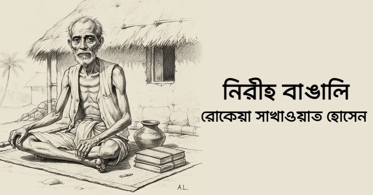 Read more about the article নিরীহ বাঙালি – রোকেয়া সাখাওয়াত হোসেন