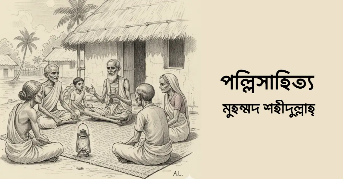 Read more about the article পল্লিসাহিত্য – মুহম্মদ শহীদুল্লাহ্