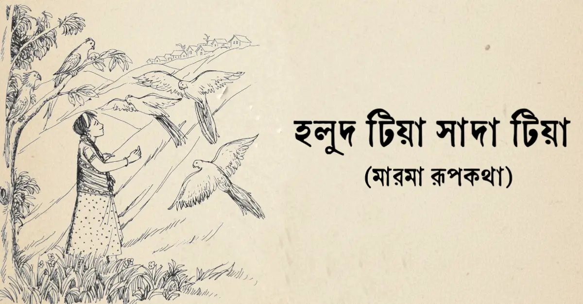 You are currently viewing মারমা রূপকথা – হলুদ টিয়া সাদা টিয়া